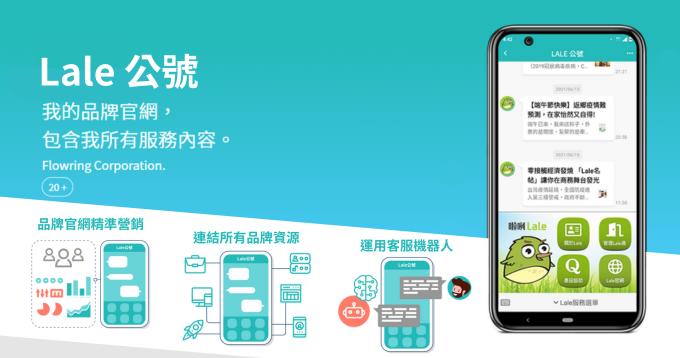 品牌官方帳號_Lale公號